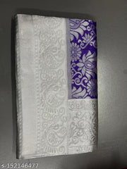 Banarasi Silk Purple Coloured Jacquard Saree With Blouse