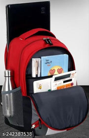 Medium 30 L Laptop Backpack Office Bag/School Bag/College Bag/Business Bag/Unisex Travel Backpack (Red))