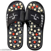 Magnetic Therapy Sandals Yoga Paduka Acupressure Foot Relaxer Massager Slipper With 3 Pair Socks Free