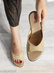 Comfortable Wedding Partywear medium heel Sandal For Women