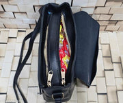 Royal Challs Fancy Crossbody Sling Bag for Girls | Stylish Side Sling Bag for Women (Color - Black)