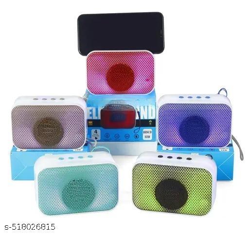 New Arrival Portable Wireless Bluetooth speaker With Premium Sound Quality & Extra bass Speaker ,SD card /RGB Lights ( NOTE:-ANY ONE COLOUR SPEAKER )