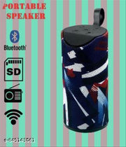 QUXXA TG-113 Best Bluetooth Wireless Speaker for DJ Party, Outdoor, Bedroom with Great Sound, Super Bass, Portable, Rechargeable Supports TF/USB/Pen Drive/AUX (Multi-Color)