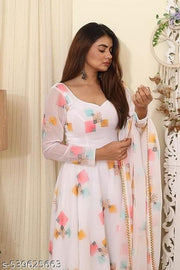 fency anarkali gown for women
