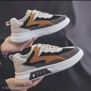 Bacan Zxx Black Casual Sneakers Colourful Block Shoes for Boys and Men