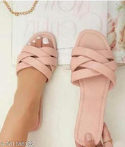 Fancy Foot Wear Women Girls  Sleeper Stylish Look Sober Peturn