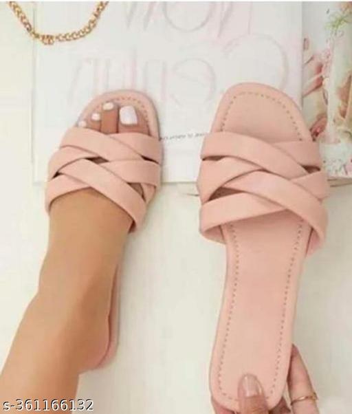 Fancy Foot Wear Women Girls  Sleeper Stylish Look Sober Peturn