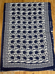 Jaipuri Hand Block Printed Soft Cotton Mulmul Saree ,latest cotton mulmul saree,Sanganeri Cotton Malmal Saree, Bagru Cotton Saree, Batic / Batik Print Cotton saree In Super Fine 92*80 Fabric Quality With Attached Blouse Piece for Woman