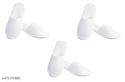 Disposable Flip Flop sleepers Cotton Hotel, Salons, Spa Slippers for Women and Men (Pack of 3)