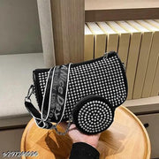 Fantastiqo Sparkling Rhinestone Crossbody Bag with Detachable Coin Purse - Trendy & Versatile!