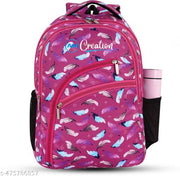 Stylish Printed Backpack - Perfect for School, College, and Travel Adventures for Girls