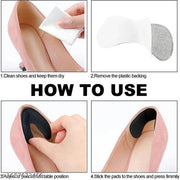 Heel Grips Liner Cushion Inserts for Loose Shoes Heel Pads Snugs for Shoe Men Women Shoe Bite Protector Foot Pad Shoe Tape Self-Adhesive Foot  Protector Grip (Beige - T Shape)