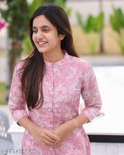 FASHIONABLE  COTTON DIGITAL PRINT KURTI FOR WOMAN WEAR