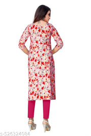 SIYARAM CREATION Women's Crepe Printed Straight Kurta
