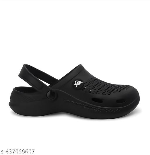 XDOX Kids Sole Classic Casual Clogs with Adjustable Back Strap | Comfortable & Light Weight, Anti Skid and Waterproof Casual and Stylish Clogs for Kids