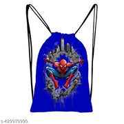 Printed Dori Bag Drawstring Backpack Small Bag Gym Bag tution bag Gift Bag for Everyday Use