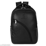 WESTOR ENTERPRISES -Latest Leather Fashionate Black School Bags Laptop Backpack Waterproof PU Leather Backpacks for Men Women Boys & Girls Backpack