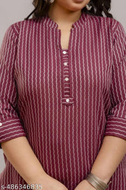 SIDHHIKA kurti for women | daily wear kurti | plus size kurtis for women | ready made cotton kurti | big size kurti | kurti stripe | black kurta | casual kurti | designer kurti