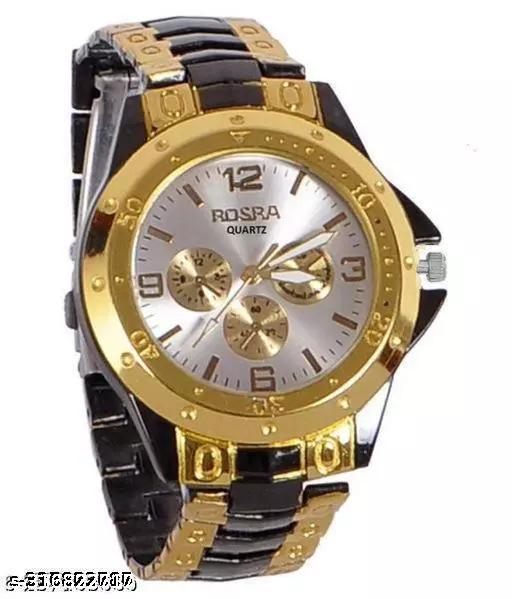 GO Gold Dial Watch For Men Gold  watches