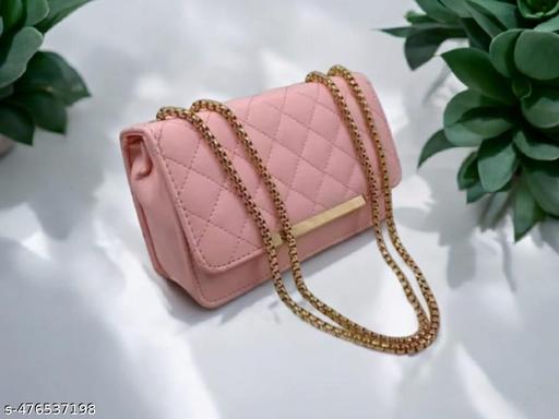 Sling bag | Women's Pu Formal Casual Stylish Shoulder Crossbody Sling Handbag With Double-handle Non-Detachable strap For Women & Girl