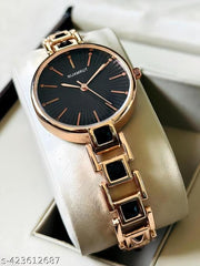 Watch for Women,Watch for Girl ,Waterproof Women Wrist Watches Black Dial diamond Studded watch Formal,Casual,Festive,Partywear,Wedding,Western Party