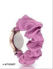 Pink Ribbin Belt | Flower Dial | Girl’s Watch_Combo