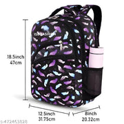 ISB Printed Backpack for school collage office Traveling Outdoor  Waterproof Polyester Material High Quality Bag Men Women Boys and Girls