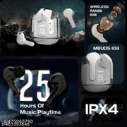 ULTRAPODS Earbuds 12 hours playtime bluetooth wireless headphones earphone bluetooth headset