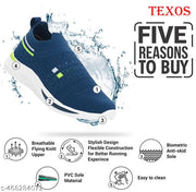 TEXOS Light Weight Flyknit Casual Sneakers Shoes For Kids, Boys and Girls