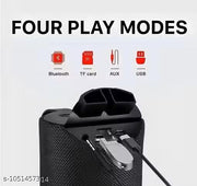 T-113 Pro Type-c Charging Portable wireless Mini Small Bluetooth Travel speaker with clear stereo audio sound & balanced bass 9 (Black,Blue or red color according to stock avaialble)