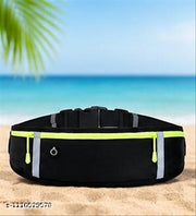 Running Belt Waist Pack Bag, Workout Gear, 3 Pockets Gym Fitness Fanny Pack for Phone, Cell Phone Holder for Running, Jogging Pocket Belt for Women & Men, Running Accessories