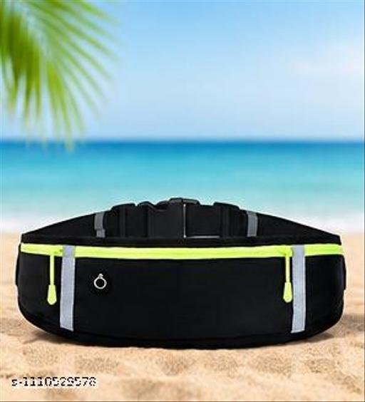 Running Belt Waist Pack Bag, Workout Gear, 3 Pockets Gym Fitness Fanny Pack for Phone, Cell Phone Holder for Running, Jogging Pocket Belt for Women & Men, Running Accessories