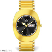 Day n Date Series Men's Gold Chain Analog Watches Classic, Attractive, Professional, top-trendy and stylish Analog Watches for Men/boys for office, school use