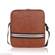 Glamex Luxe Premium Sling Bag for Professionals – Synthetic Leather, Adjustable Strap, and Spacious Design