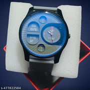 Watch For Men Grey Colour With  Strap With Grey Dial