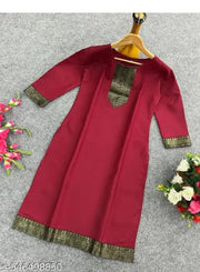 Women's Heavy Cotton  Stylist Kurti for Women and girls