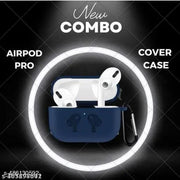 Airpod Pro with Silicon Case True Wireless Bluetooth Earphones with 3 Hours of Playtime & Compatible for all Smartphones (White)