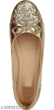 MAHI & LOOKS Stylish Golden stone  Bellies for women (GOLDEN)