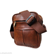 Stylish Sling Bag for Men Bags Office Brown Leather Side Bag Men