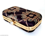 Stylish Handicraft Good Quality Printed Trendy Beautiful Clutch handbag Purse For Wedding, Party, Bridal, Casual