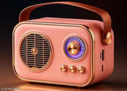 Classic Retro Portable Speaker – Compact Bluetooth Sound System with High-Definition Audio for Home Decor and Trave