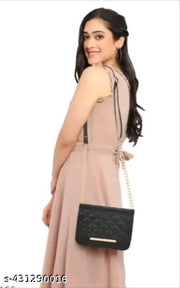 Sling bag stylish design fence imbordered sling bag