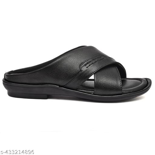 QARA LEATHER  CASUAL  stylish latest formal leather slipper flip flop sandal for men.