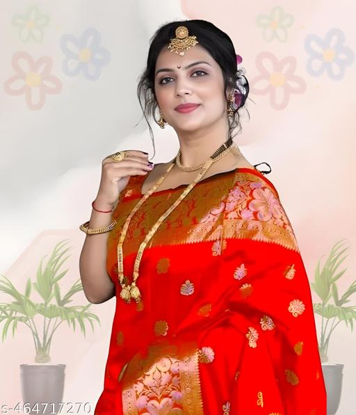 soft kanjivaram silk sarees banarasi silk saree Red
