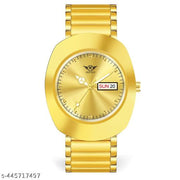Day n Date Series Men's Gold Chain Analog Watches Classic, Attractive, Professional, top-trendy and stylish Analog Watches for Men/boys for office, school use