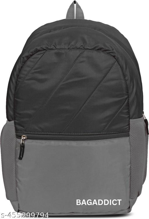 Mens Backpacks New Men 's Unisex Woman Backpacks / Men' S Bags / Men 's School Backpacks / Men' S Backpacks / Waterproof Bags / Bags BAGADDICT 2008 BLACK GREY