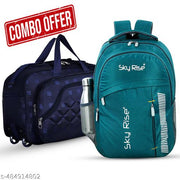 35 L Casual Waterproof 1Backpack + 1 duffel bags for Men Women Boys Girls/Office School College Teens & Students