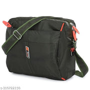 MIOS Essentials Men's Sling Bag Stylish Cross Body Travel Office Business Messenger Bag for MEN & WOMEN (WATERPROOF) (OLIVE GREEN) LARGE SIZE 6L