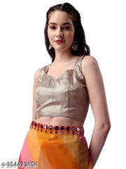 Qyra  Digital Print Bollywood Georgette Saree  (Multicolor, Pink)