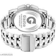 Day & Date Function Watch With Stainless Steel Chain Analog Watch - For Men
